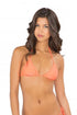 Luli Fama Wild Card Pom Pom Triangle Top